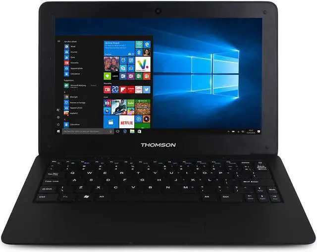 Alt view image 7 of 10 - THOMSON NEO10 Laptop, Win 10, Mobile MS Office FREE, Intel CPU, 2/32GB, 10.1" Display 1024x600, Webcam, Wi-Fi & Bluetooth 4.0, Keyboard with Multi-touch Pad, Battery up to 7 hours, Black, Slim & Light