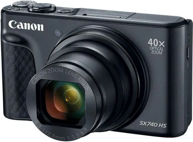 Alt view image 5 of 20 - Canon PowerShot SX740 HS Digital Camera -Black