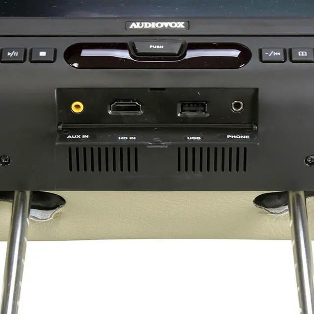 Alt view image 4 of 19 - Audiovox Movies2Go AVXMTGHR9HD 9" Headrest Monitor system w/ DVD Player, HDMI/MHL Input