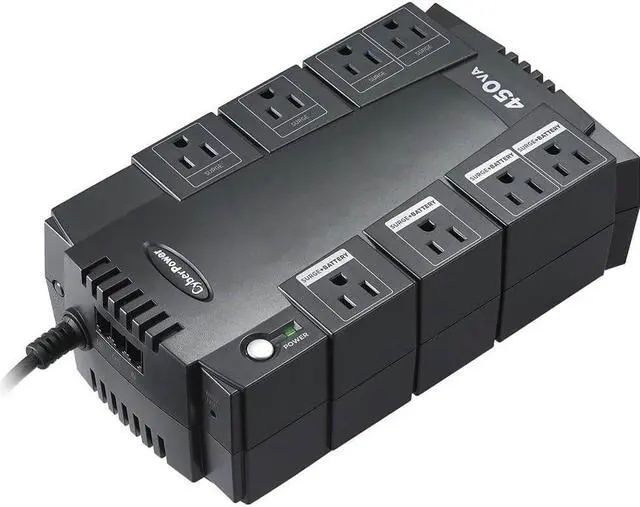 Alt view image 7 of 13 - Cyber Power SE450G UPS - 450 VA - 260 Watts - 8 Outlets