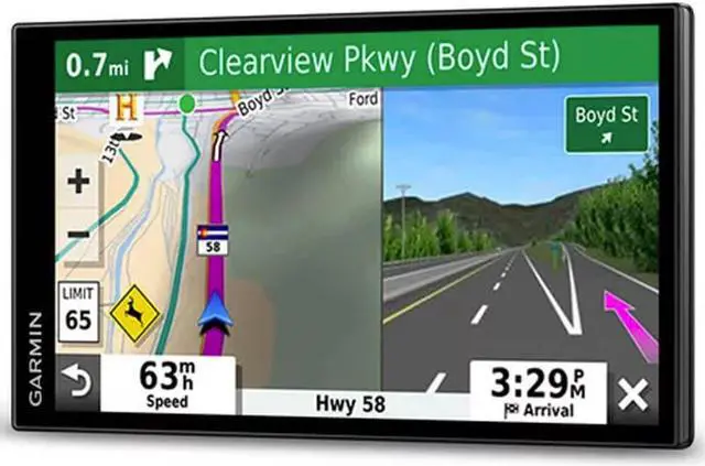 Alt view image 6 of 20 - Garmin DriveSmart 65 Automobile Portable GPS Navigator - Portable, Mountable