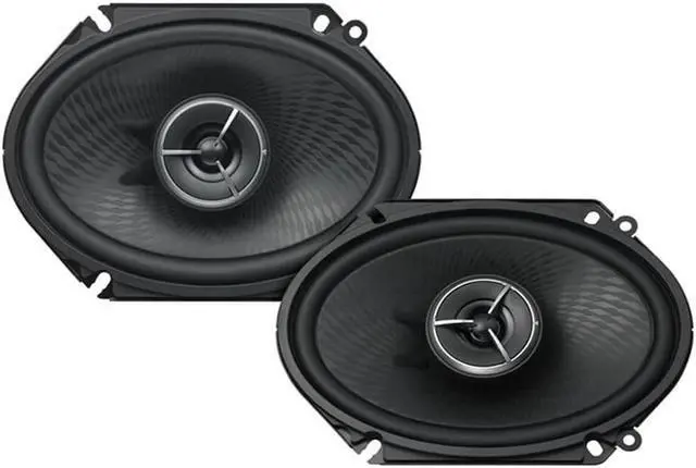 Alt view image 4 of 10 - Kenwood eXcelon KFCX683C 6 inch X 8 inch 2-Way Car Speaker Pair