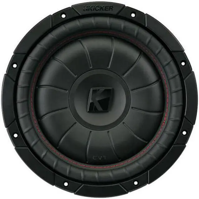 Alt view image 10 of 20 - Kicker 43CVT102 10 inch CompVT 2 Ohm Subwoofer