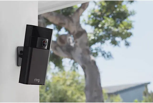 Alt view image 5 of 7 - Ring Stick Up Camera, Wi-Fi HD 720P Night Vision 2-Way Audio Cloud Storage Battery Power