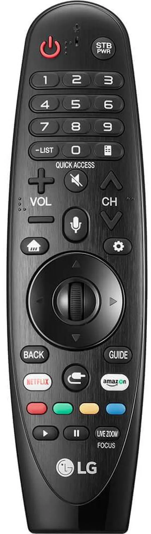 Alt view image 7 of 10 - LG AN-MR18BA Magic Remote Control for 2018 LG Smart TV's