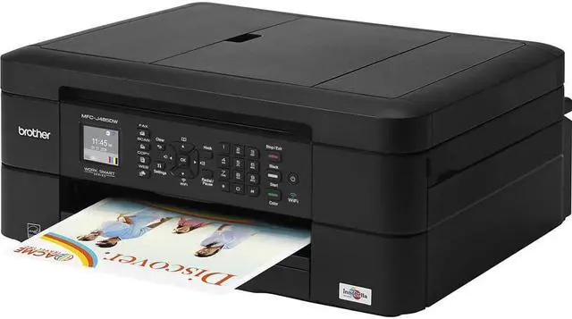Alt view image 3 of 10 - Brother MFC-J485DW Dupelx 6000 dpi x 1200 dpi Wireless / USB Color Inkjet Multifunction Printer