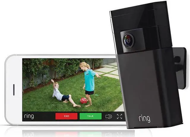 Alt view image 7 of 7 - Ring Stick Up Camera, Wi-Fi HD 720P Night Vision 2-Way Audio Cloud Storage Battery Power