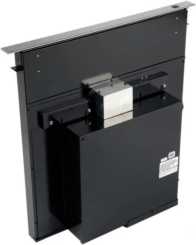 Alt view image 5 of 12 - Broan 273003 500 CFM 30" Wide Stainless Steel Downdraft Range Hood with Adjustab