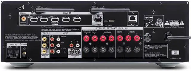 Alt view image 10 of 10 - Sony STR-DN860 7.2-Channel Wi-Fi Network AV Receiver
