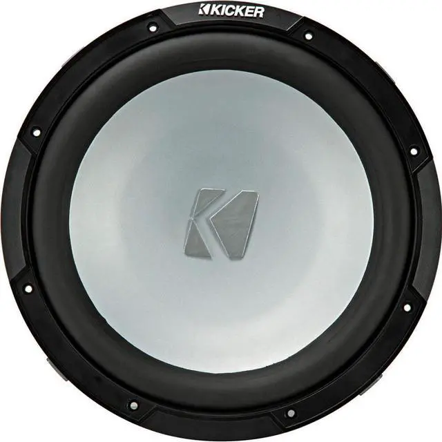 Alt view image 3 of 7 - KICKER - KM 10" Single-Voice-Coil 4-Ohm Subwoofer - Charcoal
