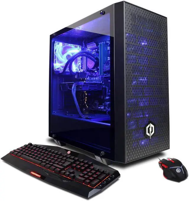 Alt view image 10 of 11 - CYBERPOWERPC Gamer Supreme Liquid Cool SLC8760CPG - Intel Core i7-8700K 3.70 GHz, NVIDIA GeForce GTX 1070, 16 GB DDR4 Memory, 120 GB SSD + 2 TB HDD, WiFi Card, Windows 10 Home