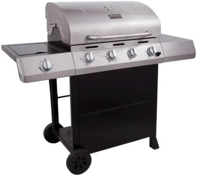 Alt view image 18 of 18 - Char-Broil Traditional 4-Burner 40,000 BTU Gas Grill, Stainless | 463436215