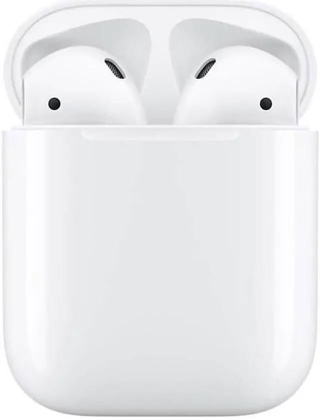 Alt view image 11 of 13 - Apple MMEF2 AirPods Wireless Bluetooth Headphones