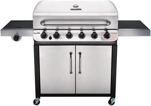 Alt view image 6 of 11 - Char-Broil  Performance 650 6 Burner Cabinet Gas Grill