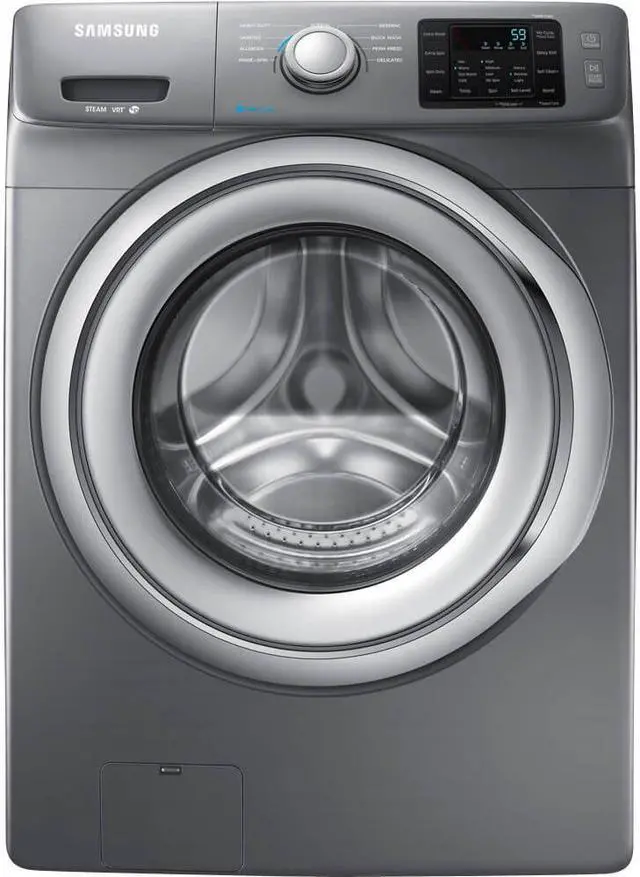 Alt view image 9 of 12 - Samsung  WF42H5200AP:  WF5200  4.2  cu.  ft.  Front  Load  Washer  (Platinum)