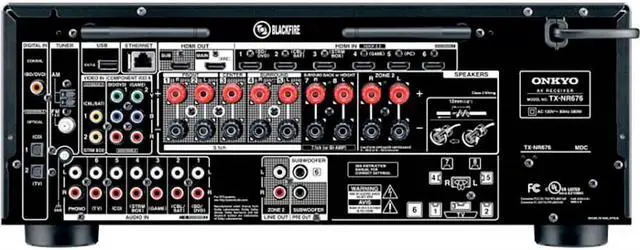 Alt view image 10 of 12 - Onkyo TX-NR676 7.2-Ch Network A/V Receiver