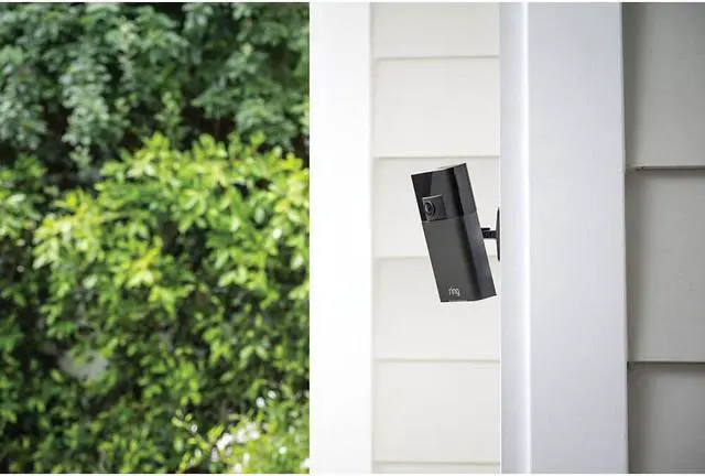 Alt view image 6 of 7 - Ring Stick Up Camera, Wi-Fi HD 720P Night Vision 2-Way Audio Cloud Storage Battery Power