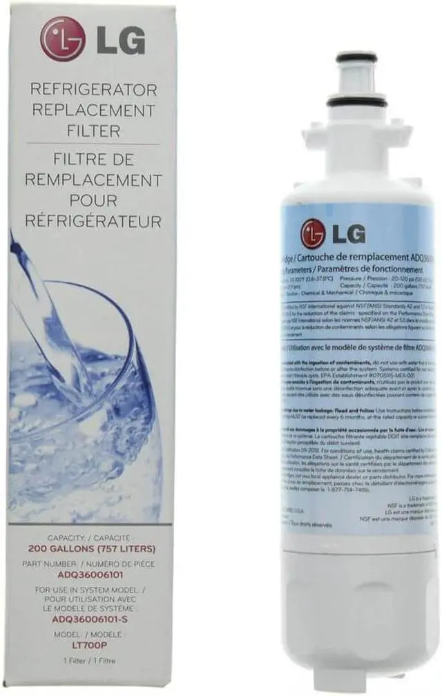 Alt view image 3 of 5 - LG Electronics Refrigerator Water Filter