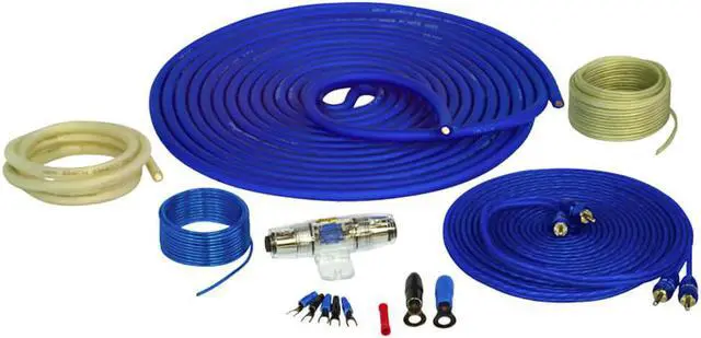 Alt view image 2 of 11 - Stinger SS1200XS 4GA Copper 1200W Complete Wiring Kit