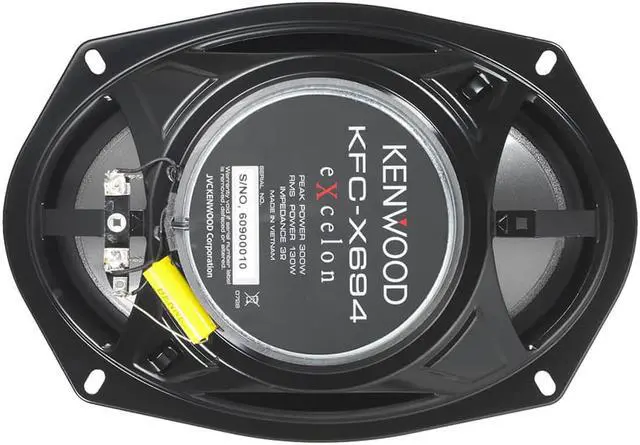 Alt view image 6 of 18 - Kenwood eXcelon KFCX694 KFC-X694 6 x 9 2-way car speakers