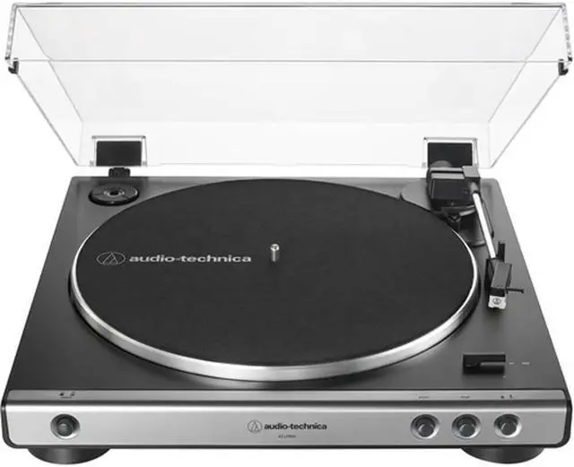 Alt view image 3 of 20 - Audio Technica Fully Automatic Belt-Drive Turntable - Gun Metal