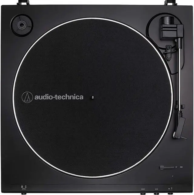 Alt view image 4 of 20 - Audio Technica Fully Automatic Belt-Drive Turntable - Gun Metal