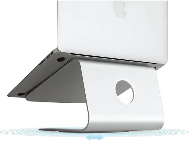 Alt view image 2 of 15 - Rain Design 10036 Rain Design Notebook Stand - 11" Width - Aluminum - Silver