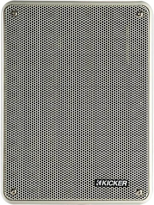 Alt view image 2 of 20 - Kicker 46KB6G KB6 Outdoor/Indoor Speakers - Gray