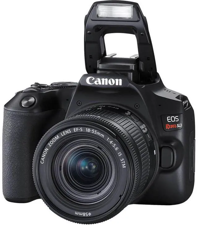 Alt view image 20 of 20 - Canon EOS Rebel SL3 DSLR Camera with 18-55mm Lens - Black