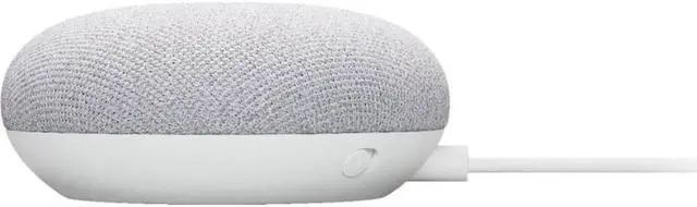 Alt view image 3 of 20 - Google Nest Mini 2nd Generation Smart Speaker, Chalk GA00638-US