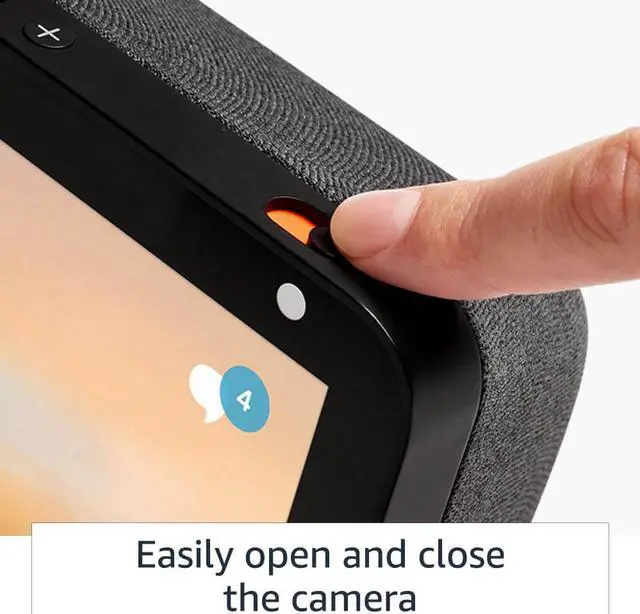 Alt view image 11 of 20 - Amazon Echo Show 8 Smart Speaker with Alexa 8" HD Smart Display - Black
