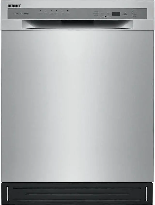 Alt view image 2 of 9 - Frigidaire FFBD2420US 24" Built-in Dishwasher with Stainless Steel Drum 14 Place Settings 4 Cycles in Stainless Steel