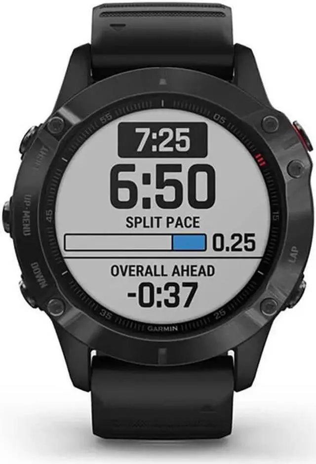 Alt view image 13 of 20 - Garmin Fenix 6 Pro, Premium Multisport GPS Watch, -Black with Black Band - (010-02158-01)