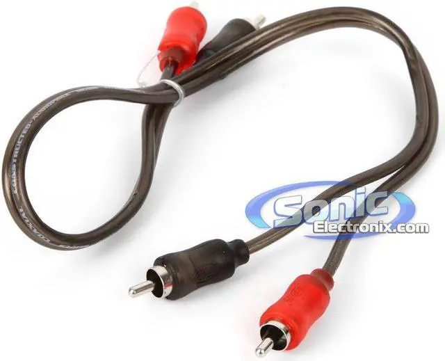 Alt view image 3 of 8 - STINGER SI121.5 CAR AUDIO 1000 SERIES 1.5FOOT RCA CABLE 2 CHANNEL STEREO TWISTED