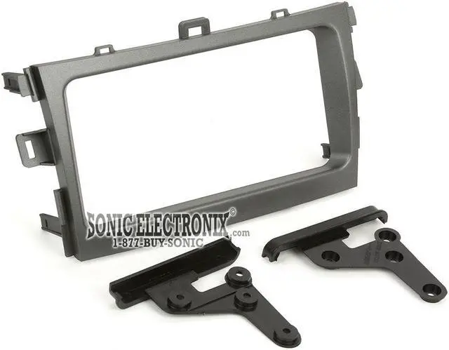 Main image of Metra 95-8223S (Silver) Double DIN Installation Kit for 2009-up Toyota Corolla Vehicles