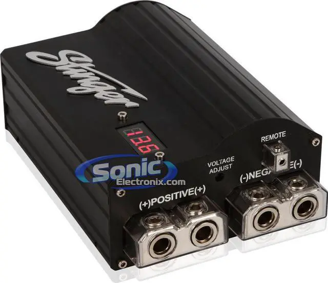 Alt view image 2 of 5 - STINGER SPC505 HYBRID 5 FARAD CAP BLACK CAPACITOR BLACK