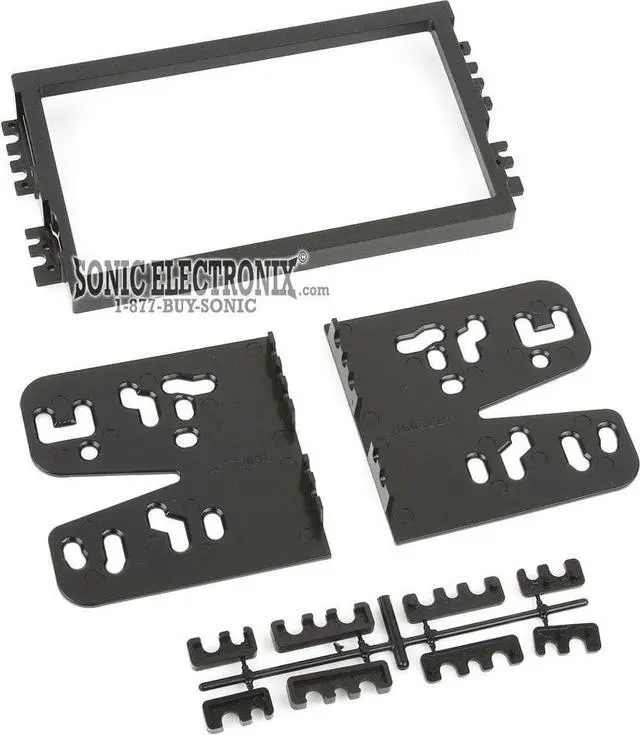 Alt view image 2 of 7 - METRA 95-7309 1996 - 2000 Hyundai(R) Elantra/1995 - 2001 Sonata Double-DIN Installation Kit