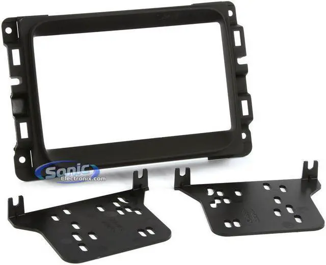 Alt view image 3 of 15 - Metra 95-6518B Double DIN Install Dash Kit for 2013-up Dodge Ram Trucks
