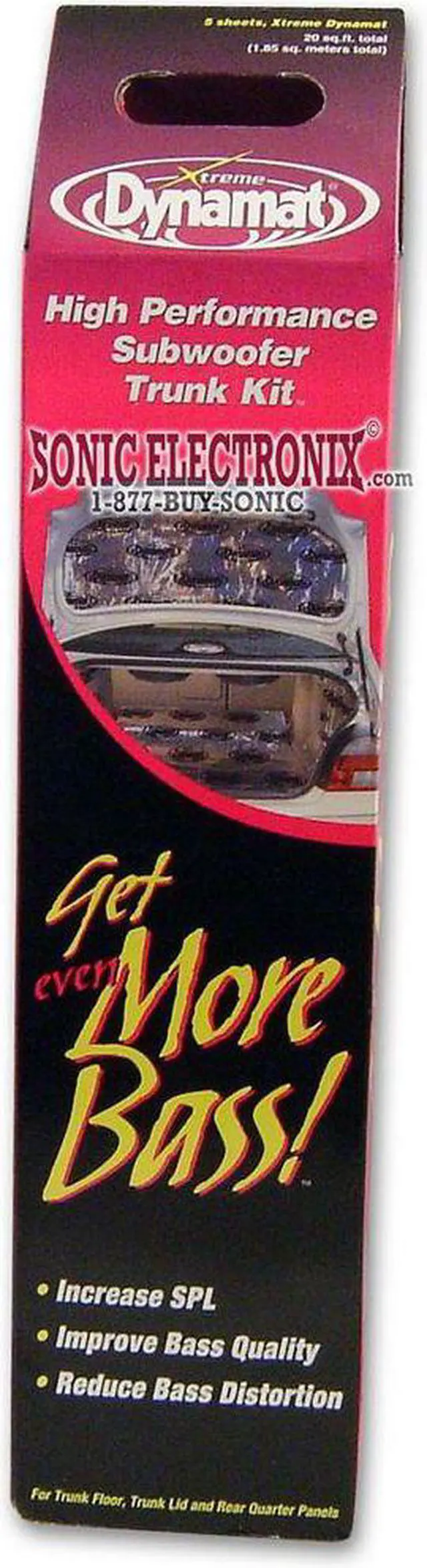 Alt view image 5 of 20 - Dynamat 19405 Five 18 x 32 Sheets Xtreme Trunk Kit