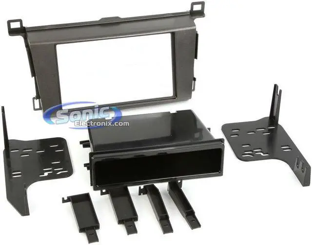 Alt view image 2 of 8 - Metra 99-8242G Single DIN Stereo Dash Kit for 2013-up Toyota RAV4 Vehicles