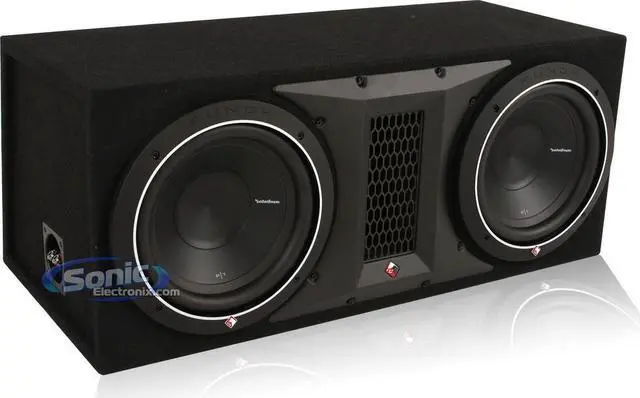 Alt view image 6 of 10 - Rockford Fosgate Punch P1-2X10
Ported enclosure with two 10" Punch P1 subwoofers