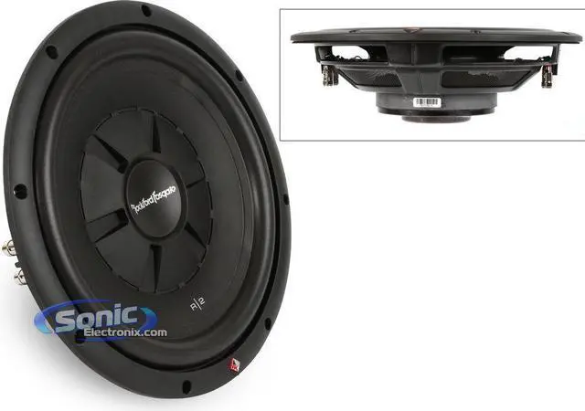 Alt view image 7 of 17 - Rockford Fosgate R2SD4-12 12" 500W 4-Ohm Shallow Mount Slim Car Subwoofer Sub