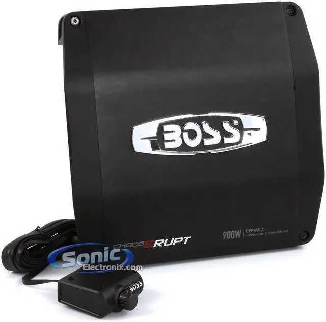 Alt view image 13 of 17 - BOSS AUDIO BOS13-CER450.2 CHAOS ERUPT SERIES 900W 2-CHANNEL CAR AUDIO POWER AMP