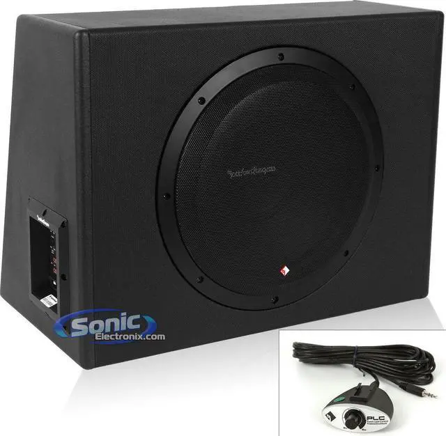 Alt view image 3 of 7 - Rockford Fosgate P300-12 12" Amplified Subwoofer Enclosure, Variable Bass Boost