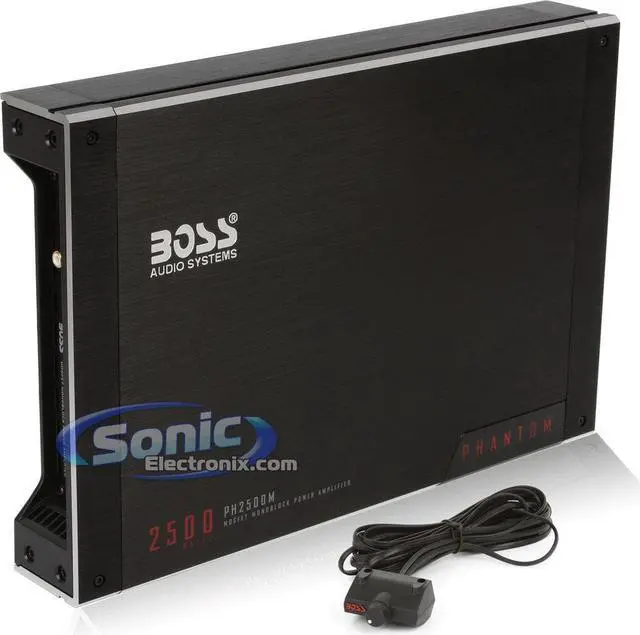 Alt view image 7 of 16 - New Boss Ph2500m 2500W Mono Block Phantom Series Car Audio Amplifier 2500 Watt