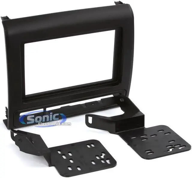 Alt view image 2 of 7 - 2012-Up Toyota Tacoma DDIN In-Dash Kit  Black