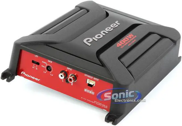 Alt view image 5 of 11 - Pioneer GM-A3602 2 Channel Car Amplifier 400W Amp New GMA3602