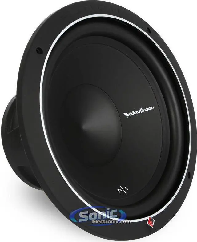 Alt view image 3 of 8 - Rockford Fosgate P1S2-12 Punch P1 SVC 2-Ohm 12-Inch 250 Watt RMS 500 Watt Peak Subwoofer