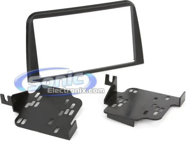 Alt view image 4 of 11 - 1995-1999 Saturn All Models Double DIN Turbo Installation Kit