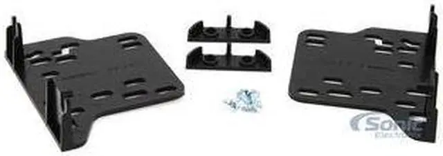 Alt view image 2 of 17 - Metra 95-6528B Black Double DIN Dash Kit for Select Dodge Ram 1500/2500/3500